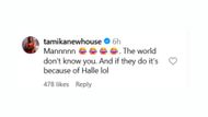 A social media user reacts (Image via Instagram/@theshaderoom)